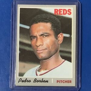 Pedro Borbon #358 1970 Topps Baseball Trading Card